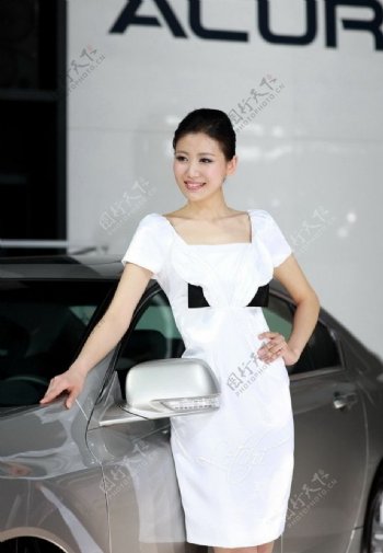 北京车展美女模特高清展示图片