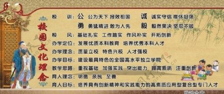 学校展板图片