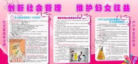 创新社会管理展板图片