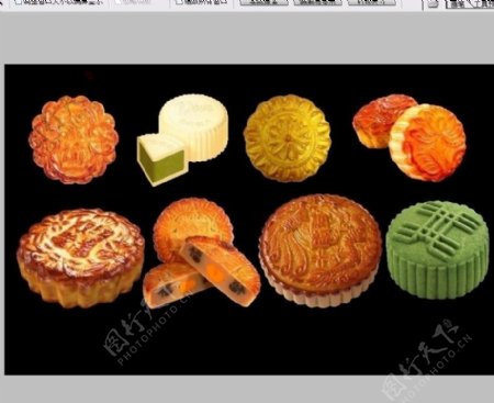 中秋月饼素材图片