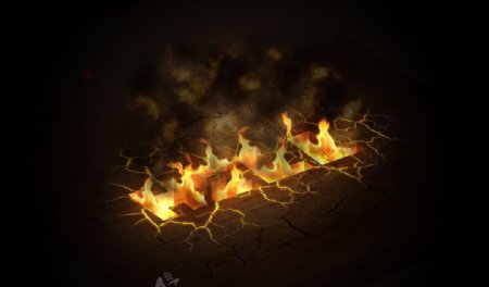 地狱火字体图片