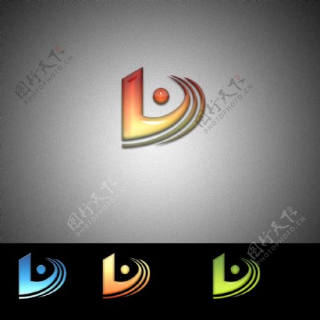 D字形logo图片