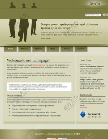 企业设计网页模板图片