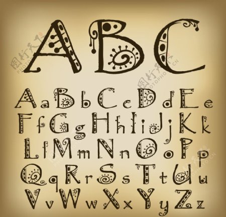字母设计图片