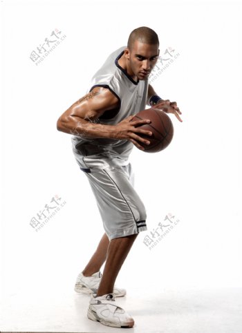 篮球运动活力模特图片