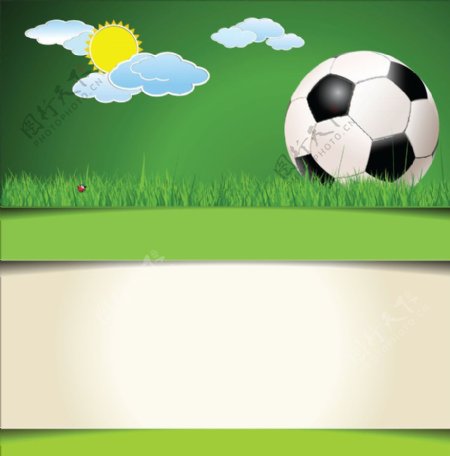 足球主题矢量素材图片