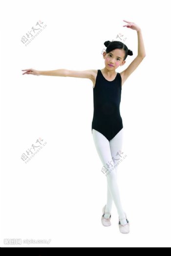 跳巴蕾舞的女孩图片