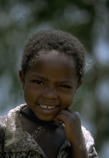 非洲小女孩图片