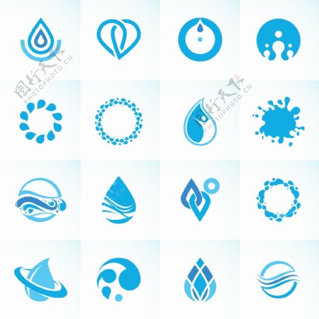 水珠水滴logo图片