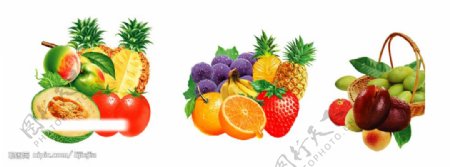 水果鲜果组合图片