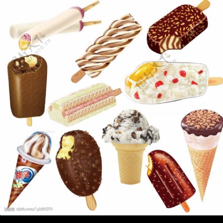雪糕冰淇淋冰棒冷饮图片