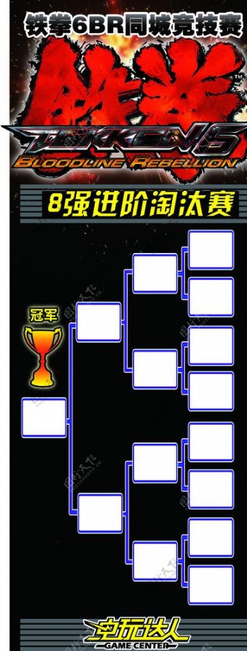 电玩城铁拳6BR海报图片