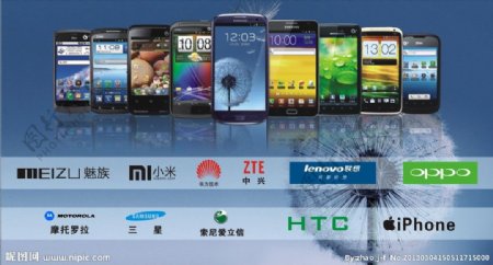 各种手机三星HTC国产手机图片