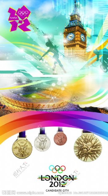 2012伦敦奥运海报图片