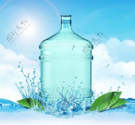 桶装饮用水广告图片