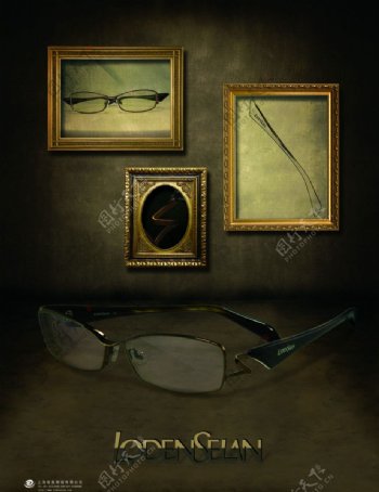 眼镜杂志广告图片