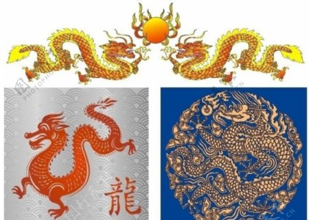 中国龙纹图案图片