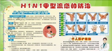 预防H1N1图片