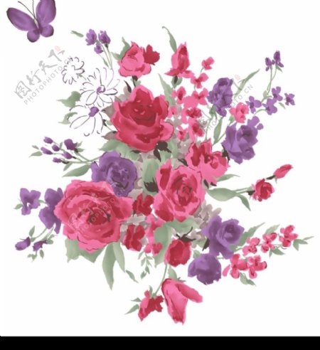 古典花卉底纹0076