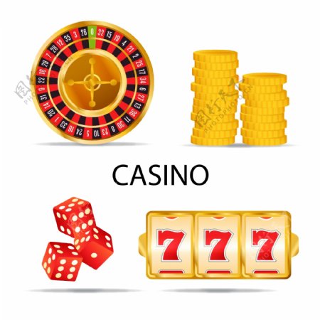 赌场游戏元素的集合