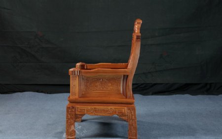 红木椅子侧面