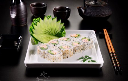 诱人的日本寿司美食高清