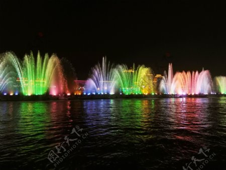 吉林市松花江音乐喷泉