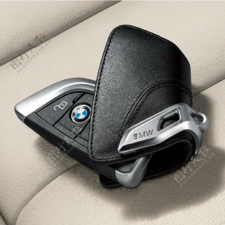 超清晰BMW汽车钥匙特写大图
