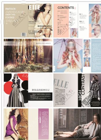 时尚杂志杂志设计杂志画册
