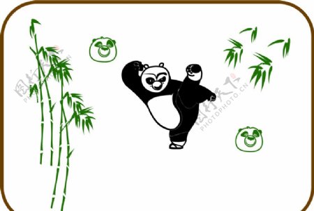 卡通功夫熊猫