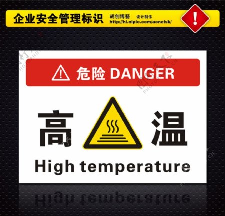 高温危险标识