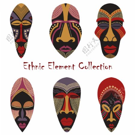 非洲图腾艺术面具