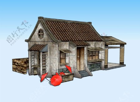 民居3D模型