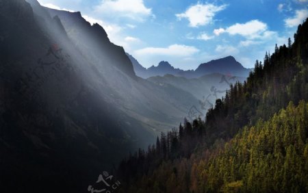 高山美景