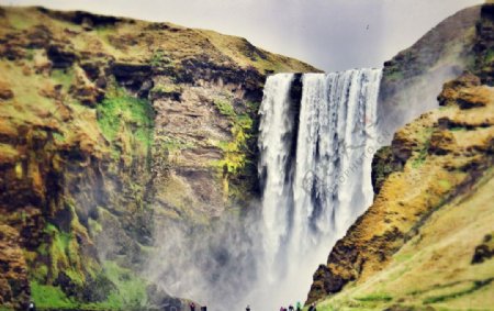 冰岛大瀑布