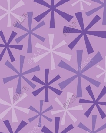 紫色矢量循环花纹背景底纹