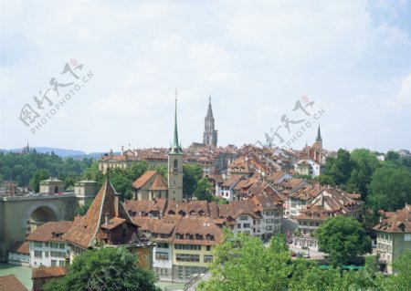 瑞士建筑风景