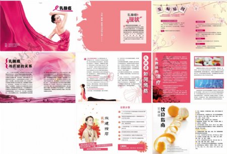 乳腺癌宣传手册画册