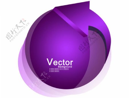 紫色科技环形ICON图标