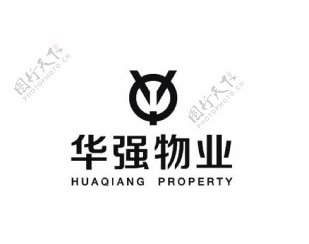华强物业logo