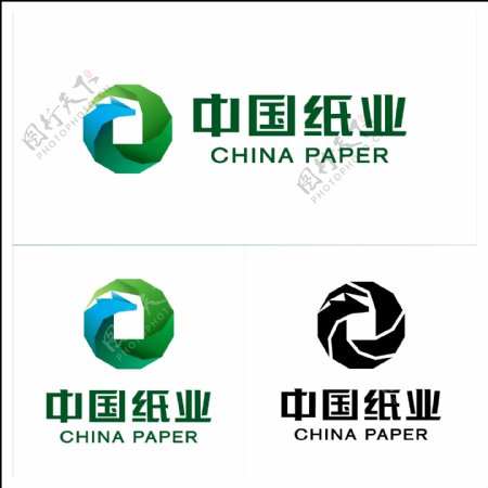 中国纸业logo