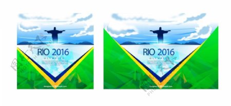 里约奥运会背景设计eps素材