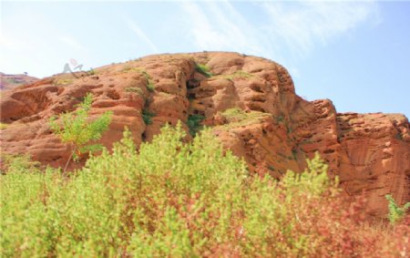 夏日寺口丹霞山