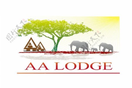 非洲酒店店标志