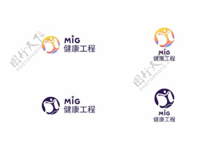 MIG健康工程logo设计
