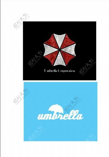雨伞logo