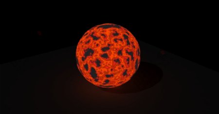 精致熔岩maya3d模型渲染
