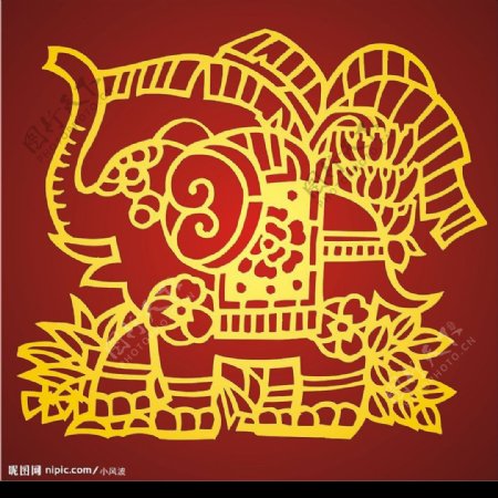 中国古典大象图