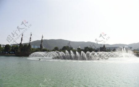 珠海长隆海洋馆喷泉