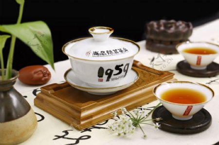 英红九号茶叶陶瓷茶具